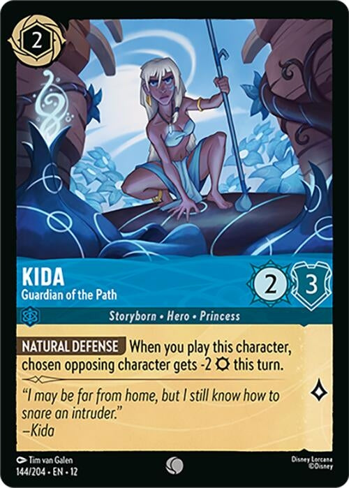 Image for Kida - Guardian of the Path (144/204) (12) - Disney Lorcana
