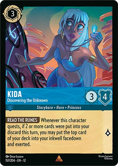 Image for Kida - Discovering the Unknown (157/204) (12) - Disney Lorcana