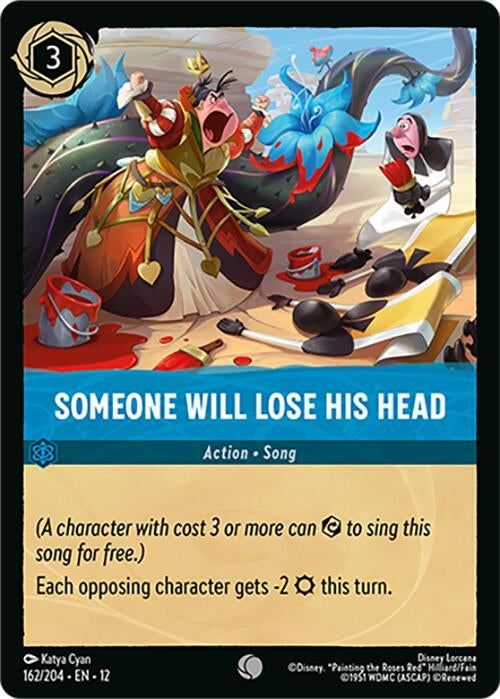 Image for Someone Will Lose His Head (162/204) (12) - Disney Lorcana