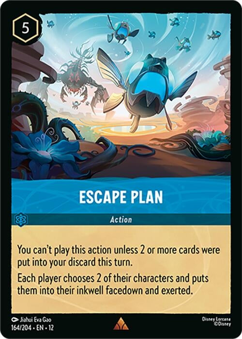 Image for Escape Plan (164/204) (12) - Disney Lorcana