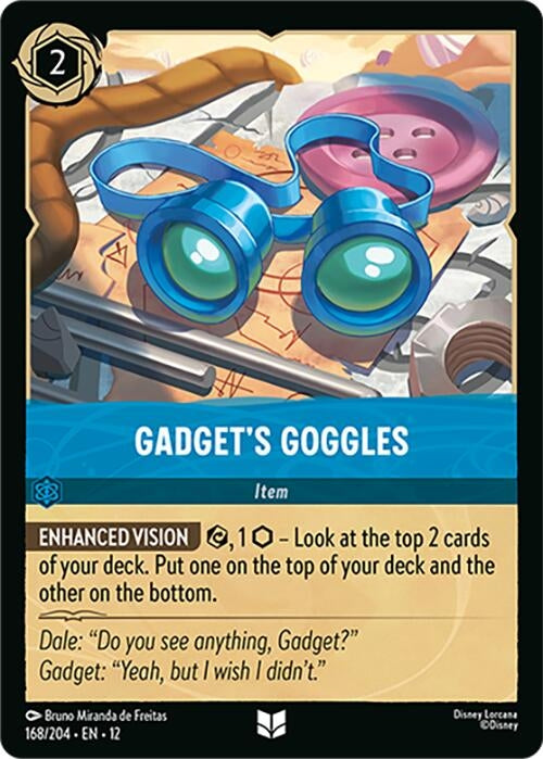 Image for Gadget's Goggles (168/204) (12) - Disney Lorcana