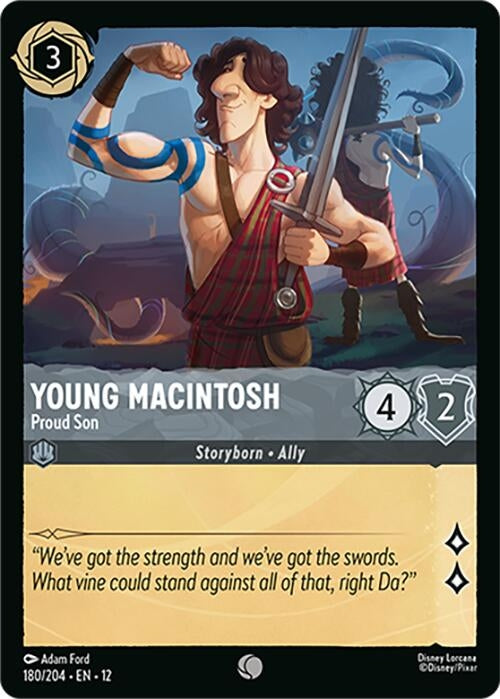Image for Young Macintosh - Proud Son (180/204) (12) - Disney Lorcana