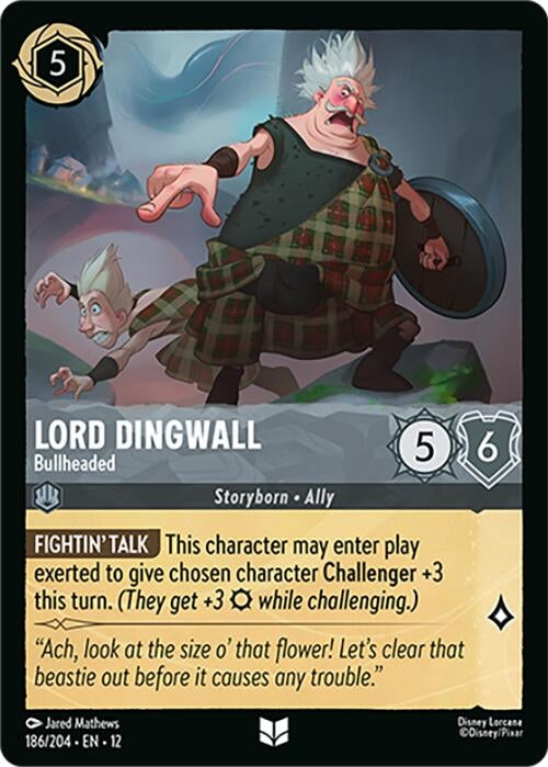 Image for Lord Dingwall - Bullheaded (186/204) (12) - Disney Lorcana