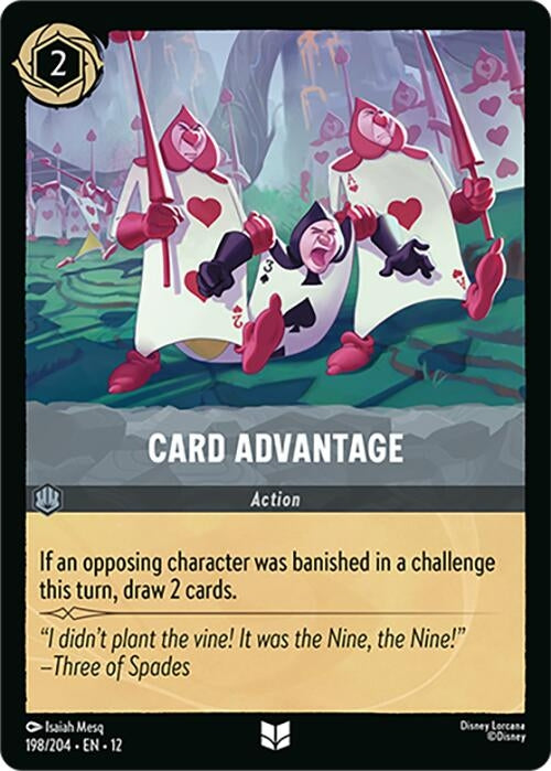 Image for Card Advantage (198/204) (12) - Disney Lorcana