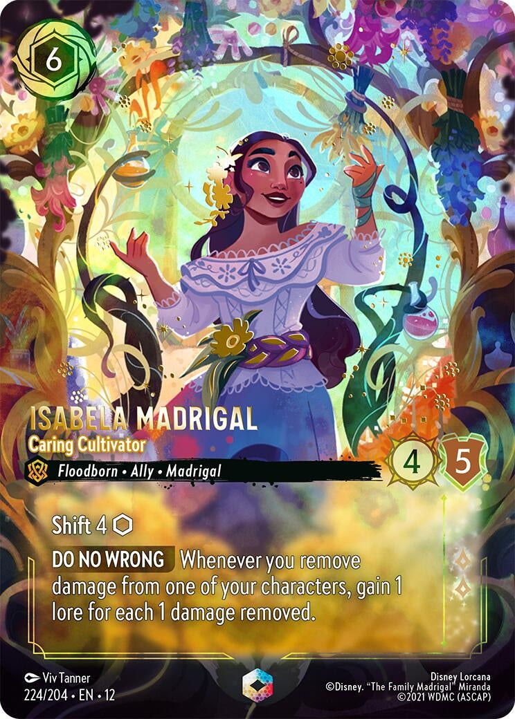 Image for Isabela Madrigal - Caring Cultivator (Enchanted) (224/204) (12) - Disney Lorcana