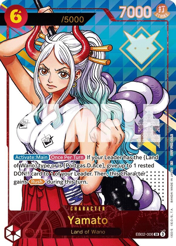 Image for Yamato (Serial Numbered) (EB02-006) (OP-PR) - One Piece Card Game