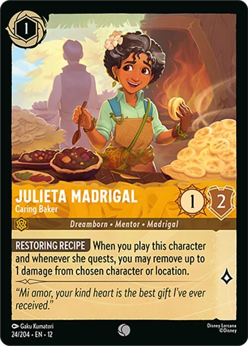 Image for Julieta Madrigal - Caring Baker (24/204) (12) - Disney Lorcana