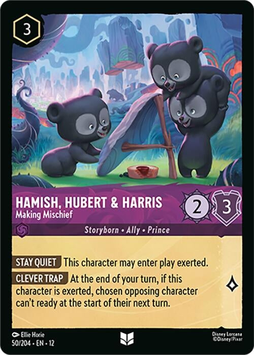 Image for Hamish, Hubert & Harris - Making Mischief (50/204) (12) - Disney Lorcana