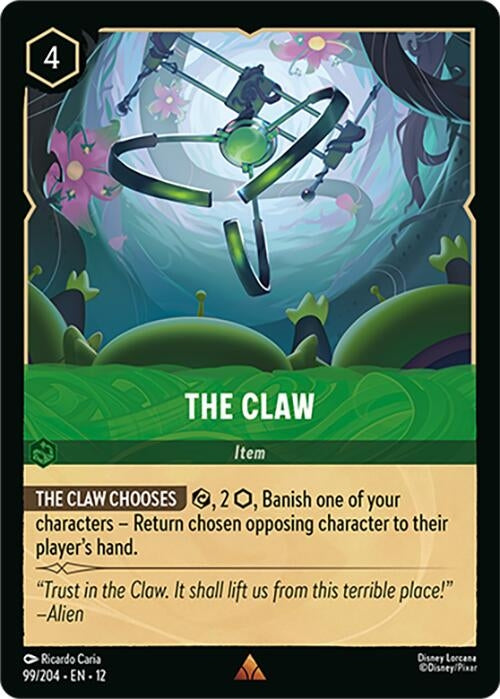Image for The Claw (99/204) (12) - Disney Lorcana