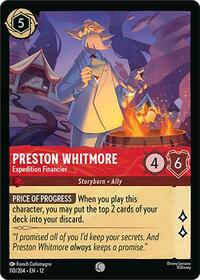 Preston Whitmore - Expedition Financier - Wilds Unknown - 110/204