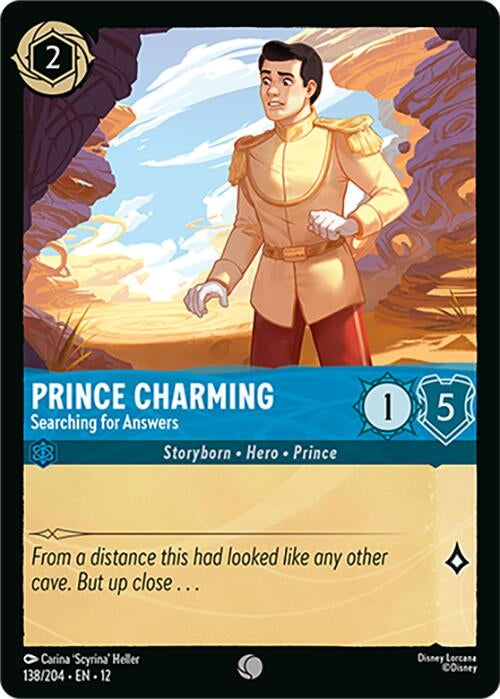 Image for Prince Charming - Searching for Answers (138/204) (12) - Disney Lorcana