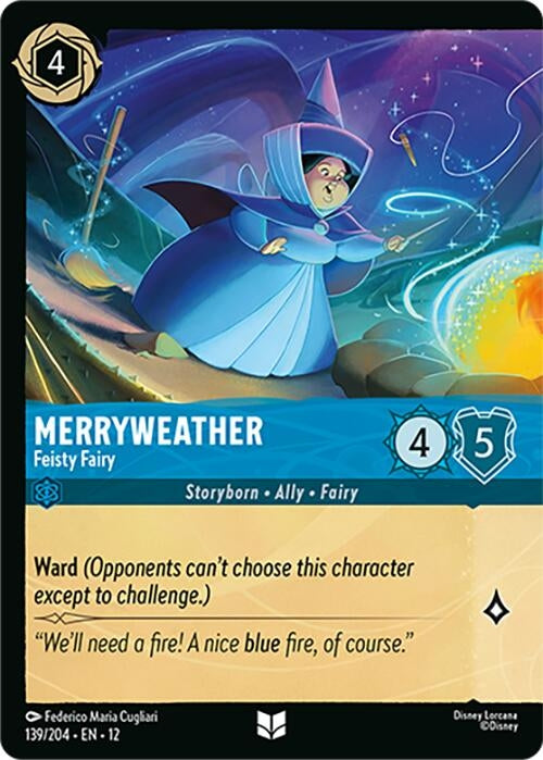 Image for Merryweather - Feisty Fairy (Foil) (139/204) (12) - Disney Lorcana
