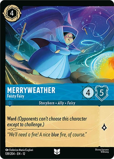 Merryweather - Feisty Fairy (Foil) (139/204) (12)