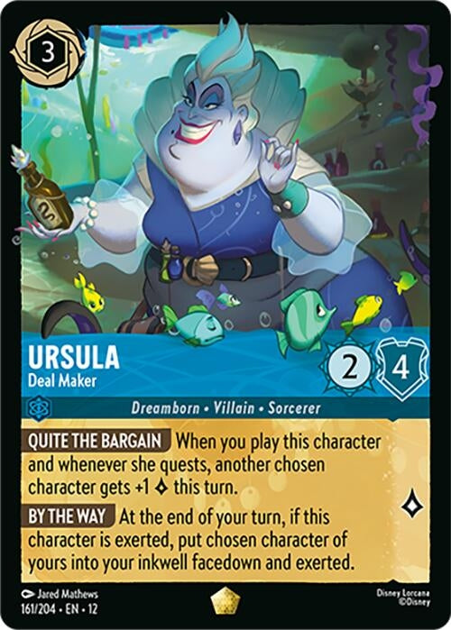 Image for Ursula - Deal Maker (161/204) (12) - Disney Lorcana