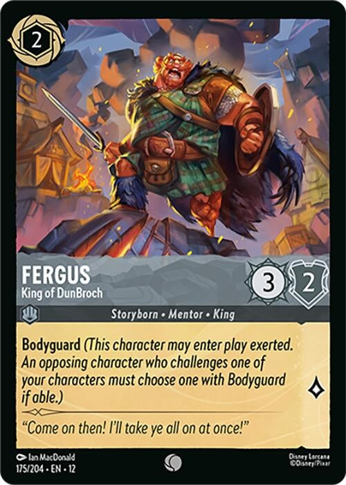 Image for Fergus - King of DunBroch (175/204) (12) - Disney Lorcana