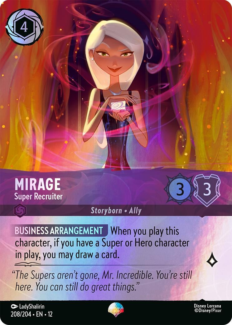 Image for Mirage - Super Recruiter (Epic) (208/204) (12) - Disney Lorcana