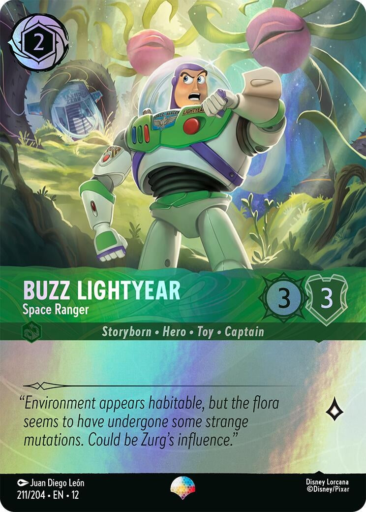 Image for Buzz Lightyear - Space Ranger (Epic) (211/204) (12) - Disney Lorcana