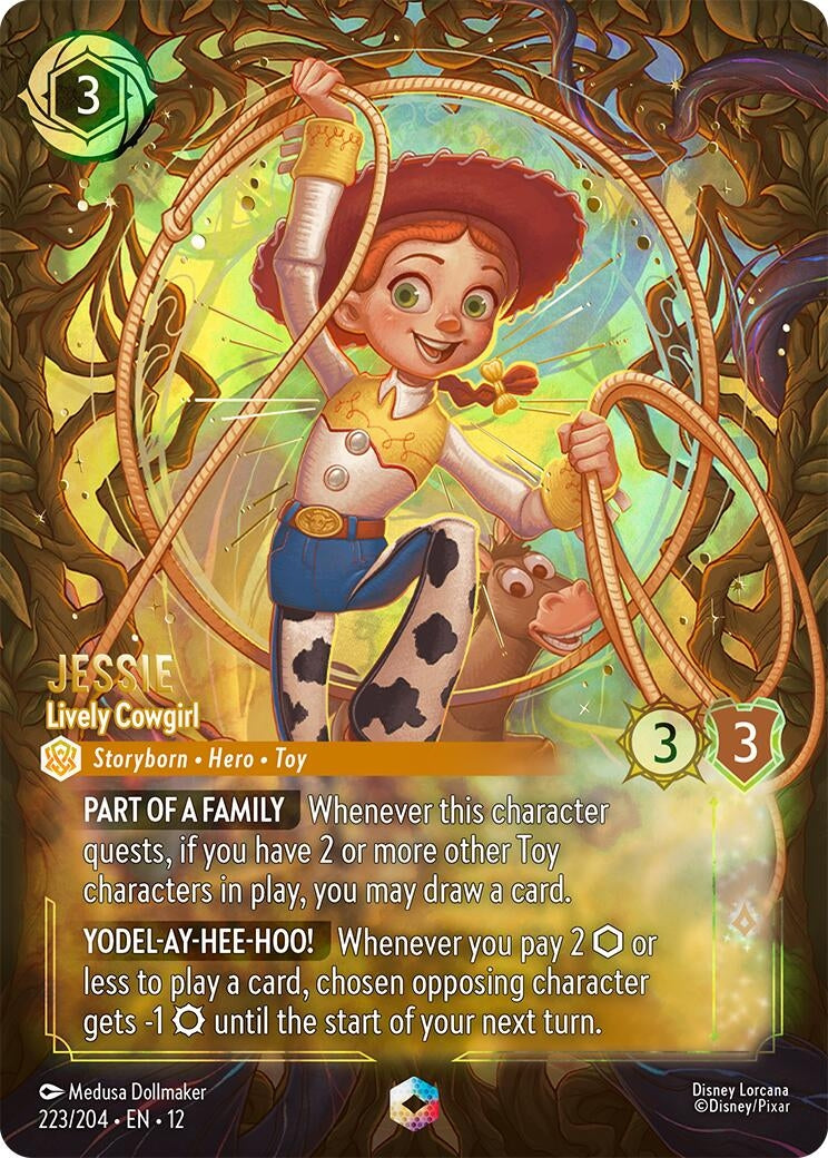 Image for Jessie - Lively Cowgirl (Enchanted) (223/204) (12) - Disney Lorcana