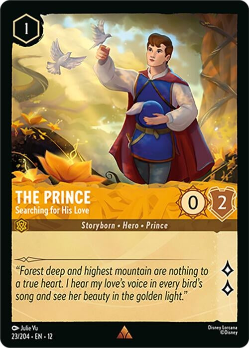 Image for The Prince - Searching for His Love (23/204) (12) - Disney Lorcana