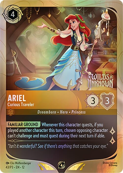 Image for Ariel - Curious Traveler (43) (DLPC) - Disney Lorcana