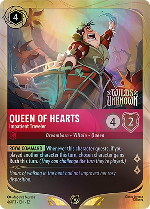Image for Queen of Hearts - Impatient Traveler (46) (DLPC) - Disney Lorcana