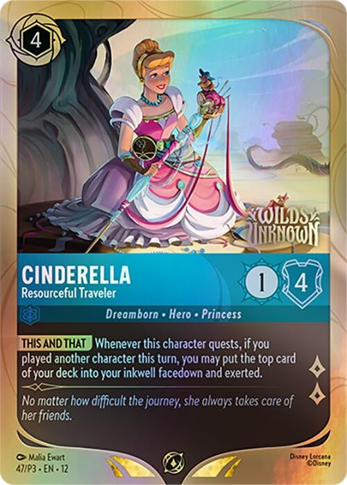 Image for Cinderella - Resourceful Traveler (47) (DLPC) - Disney Lorcana
