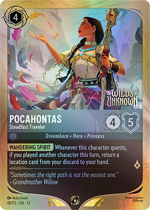 Image for Pocahontas - Steadfast Traveler (48) (DLPC) - Disney Lorcana