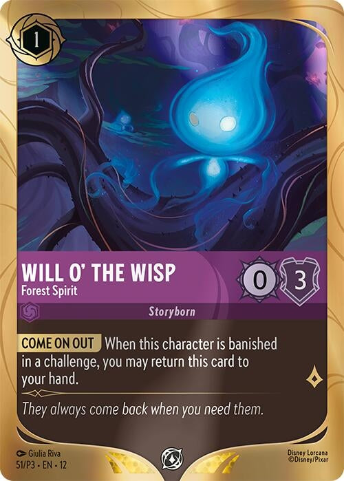 Image for Will o' the Wisp - Forest Spirit (51) (DLPC) - Disney Lorcana