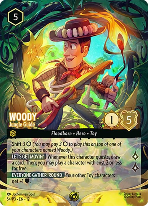 Image for Woody - Jungle Guide (Store Championship) (54) (DLPC) - Disney Lorcana