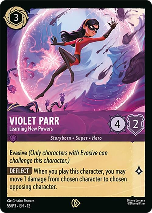 Image for Violet Parr - Learning New Powers (55) (DLPC) - Disney Lorcana
