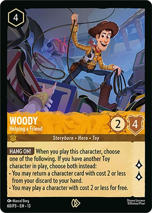 Image for Woody - Helping a Friend (60) (DLPC) - Disney Lorcana