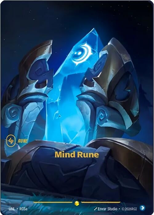 Image for Mind Rune (R03a) (R03a) (UNL) - Riftbound: League of Legends Trading Card Game
