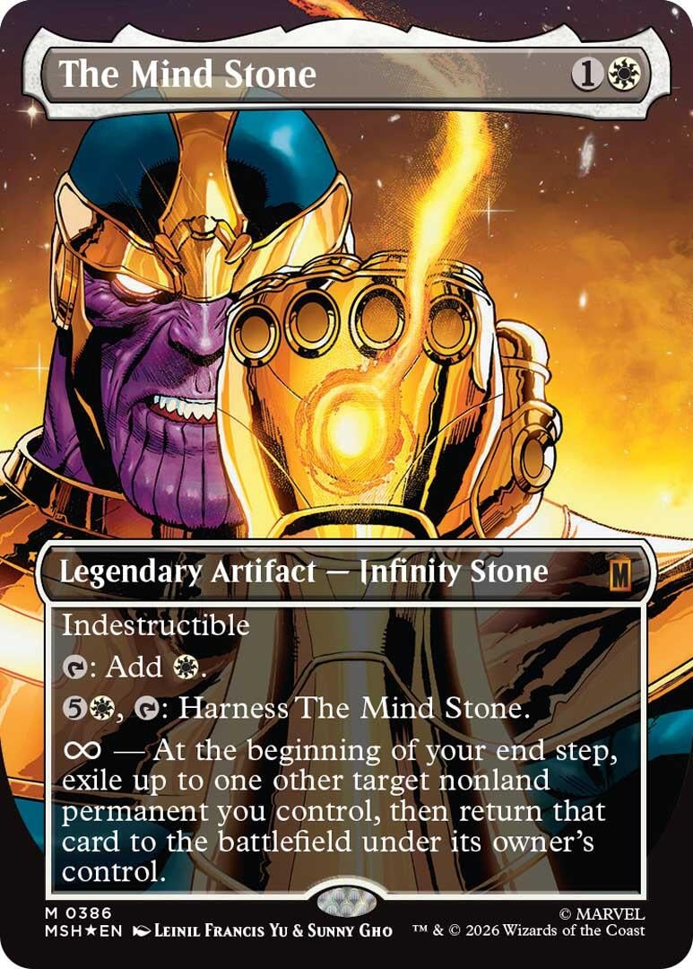 Image for The Mind Stone (Borderless) (386) (MSH) - Magic: The Gathering