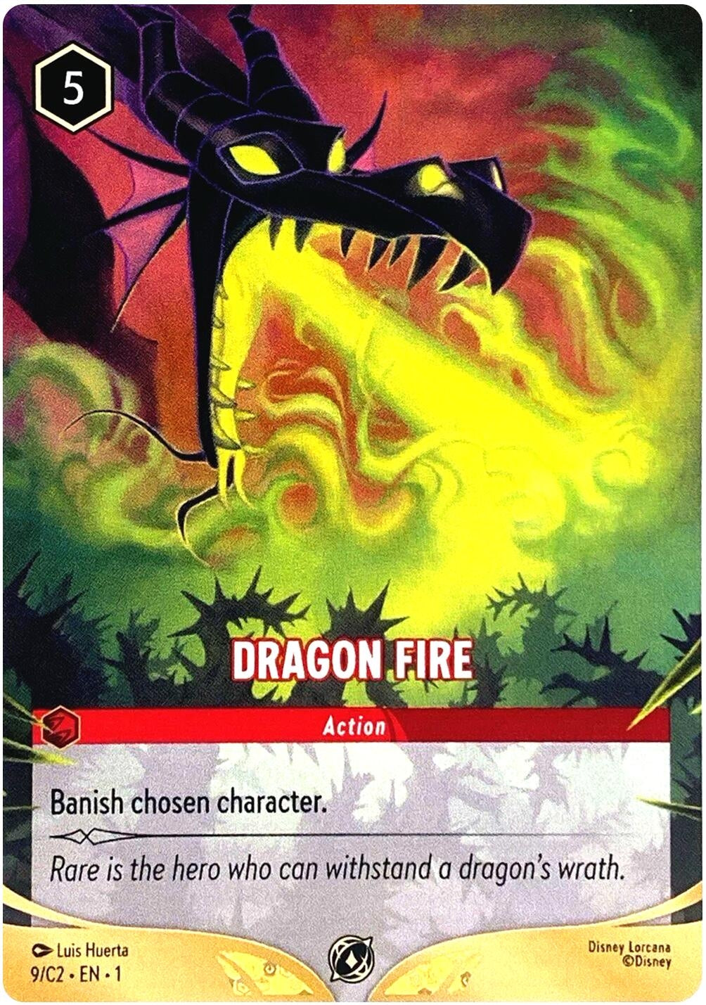 Image for Dragon Fire (9/C2) (9) (DLPC) - Disney Lorcana