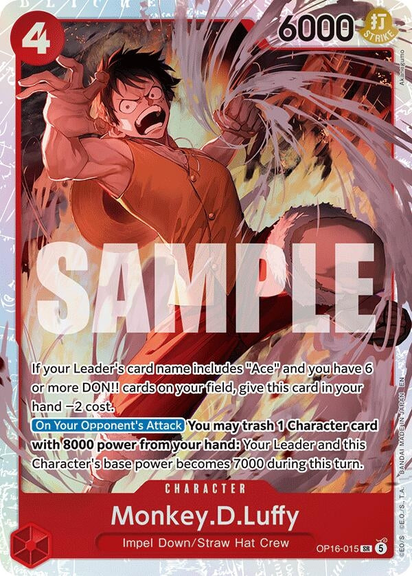Image for Monkey.D.Luffy (OP16-015) (OP16) - One Piece Card Game