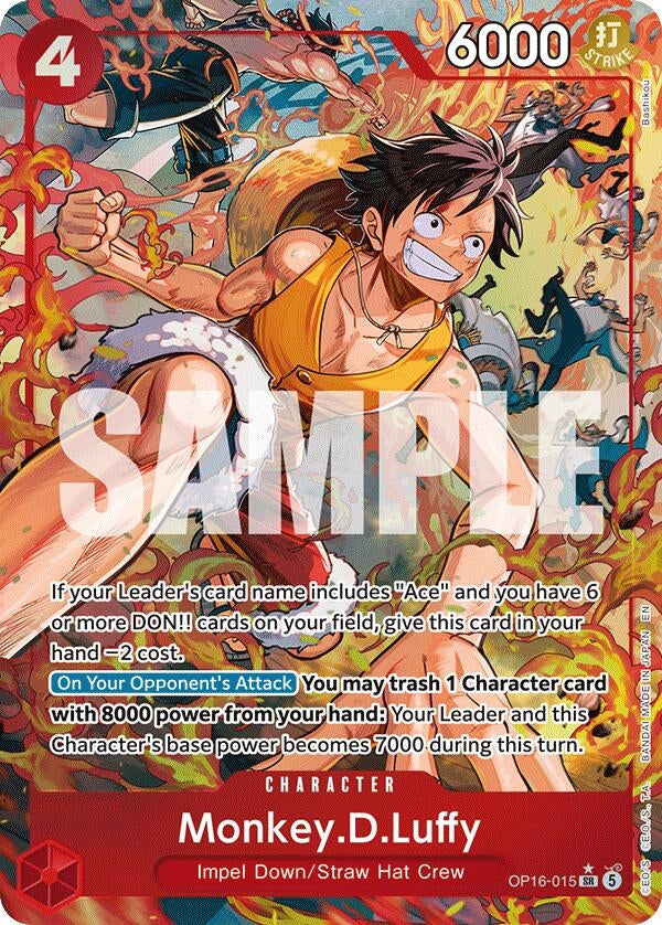 Image for Monkey.D.Luffy (Alternate Art) (OP16-015) (OP16) - One Piece Card Game