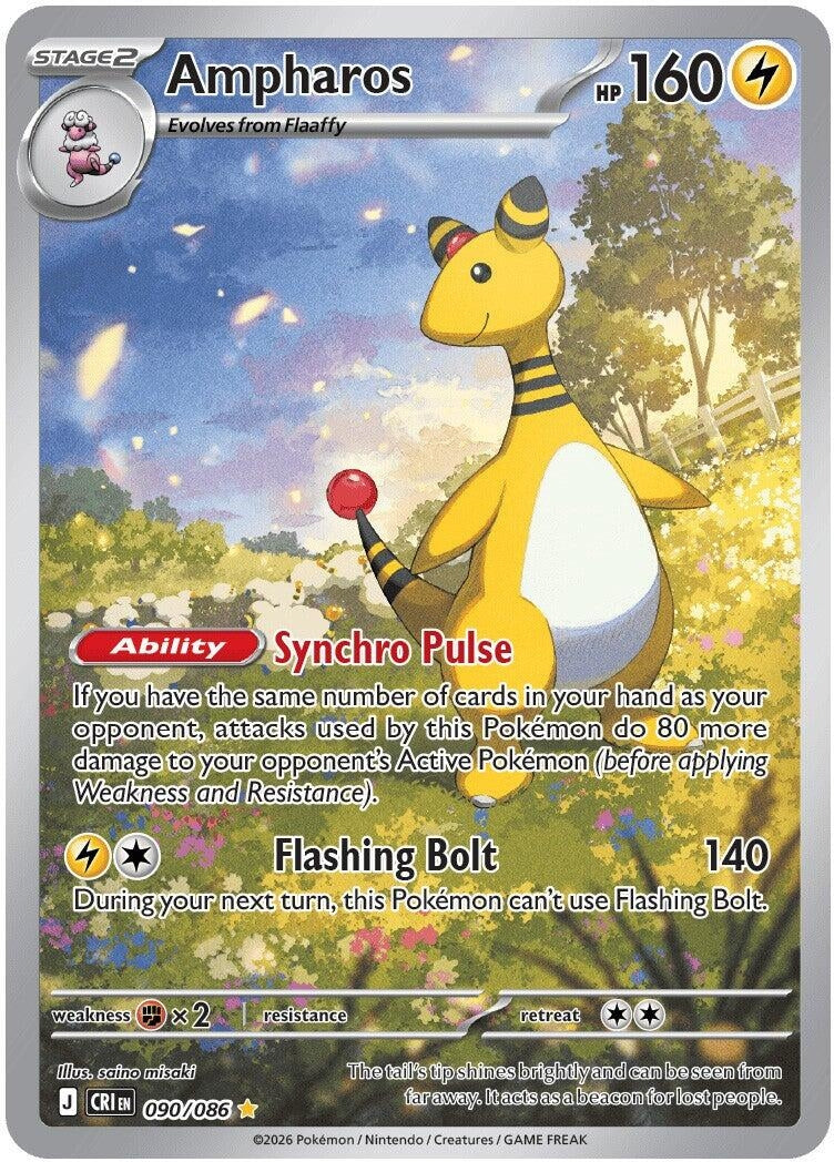 Image for Ampharos (090/086) (CRI) - Pokemon