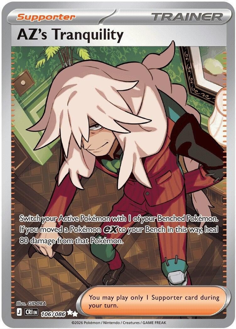Image for AZ's Tranquility (106/086) (CRI) - Pokemon