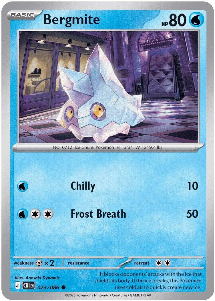 Image for Bergmite (023/086) (CRI) - Pokemon