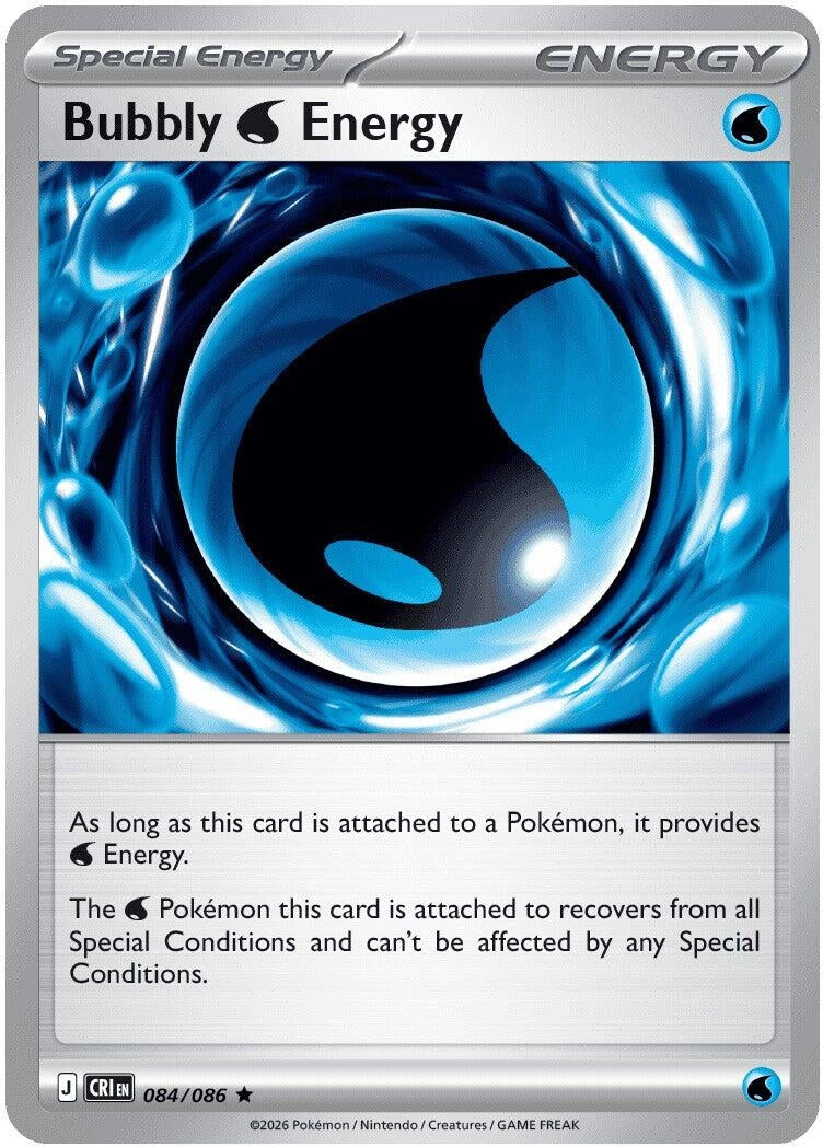 Image for Bubbly W Energy (084/086) (CRI) - Pokemon