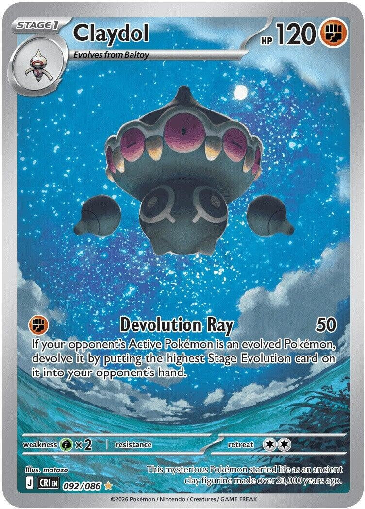 Image for Claydol (092/086) (CRI) - Pokemon