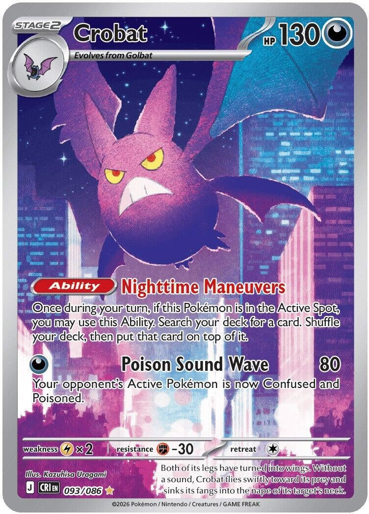 Image for Crobat (093/086) (CRI) - Pokemon