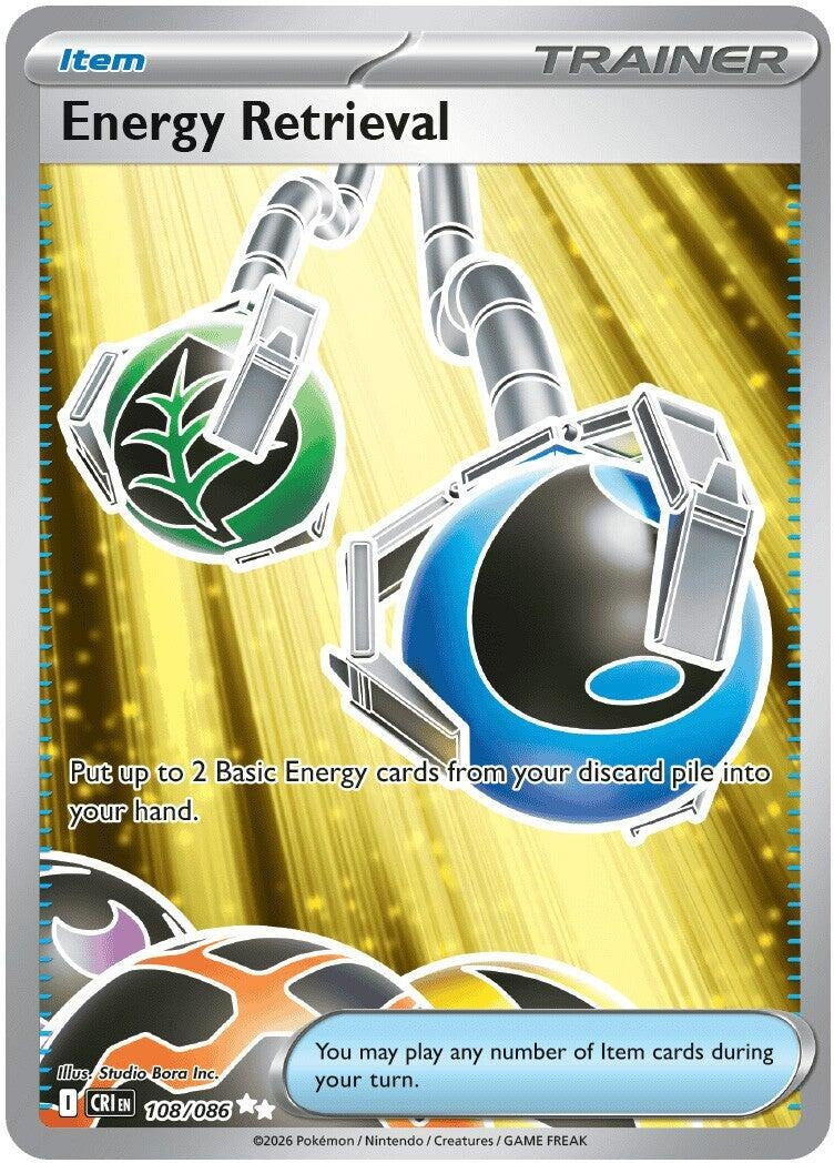 Image for Energy Retrieval (108/086) (CRI) - Pokemon