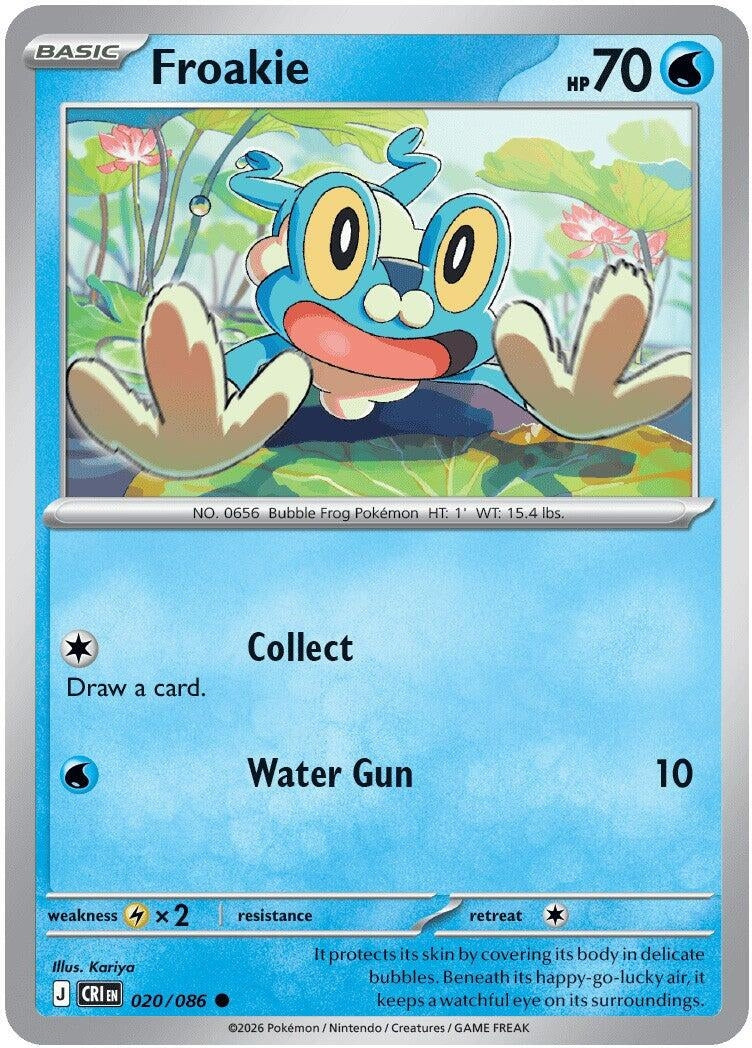 Image for Froakie (020/086) (CRI) - Pokemon