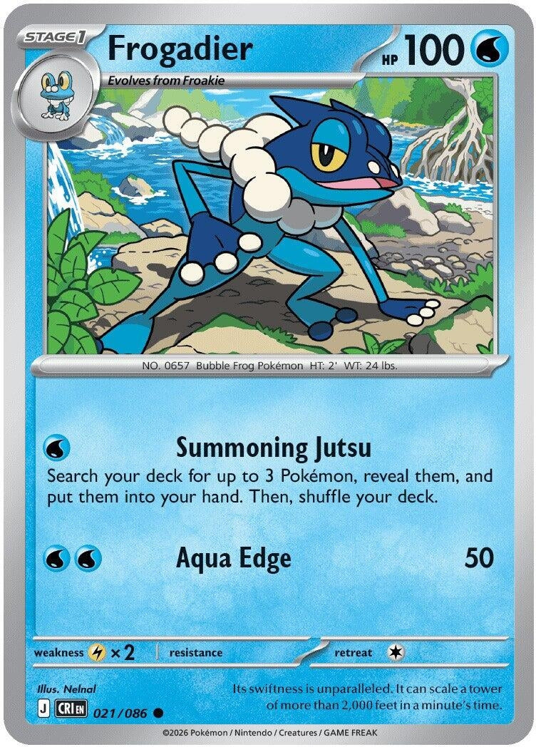 Image for Frogadier (021/086) (CRI) - Pokemon