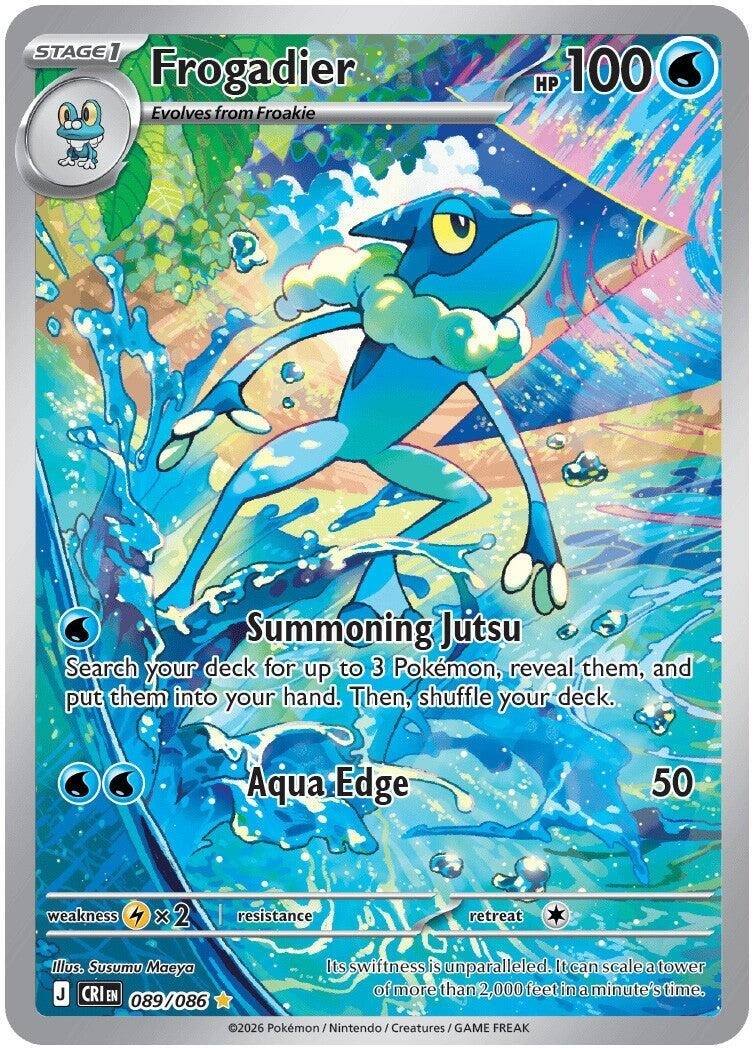 Image for Frogadier (089/086) (CRI) - Pokemon