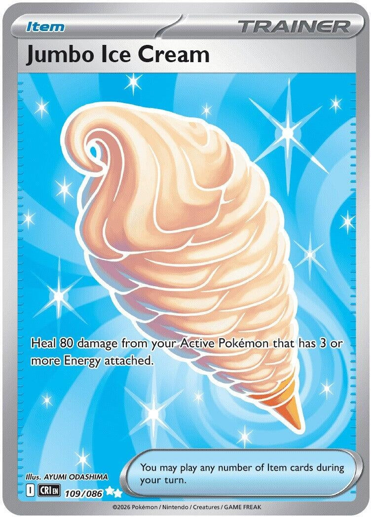Image for Jumbo Ice Cream (109/086) (CRI) - Pokemon