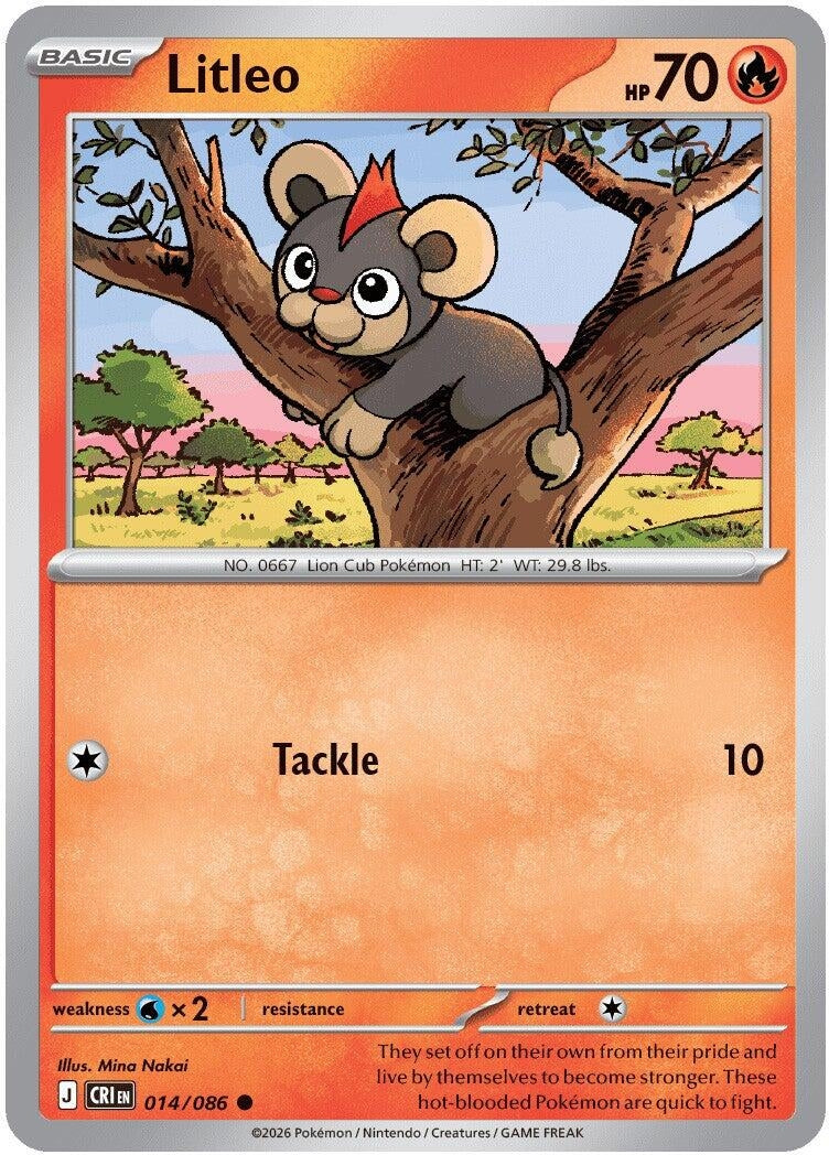 Image for Litleo (014/086) (CRI) - Pokemon