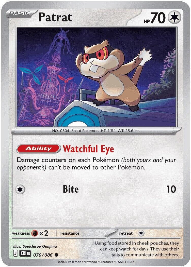 Image for Patrat (070/086) (CRI) - Pokemon