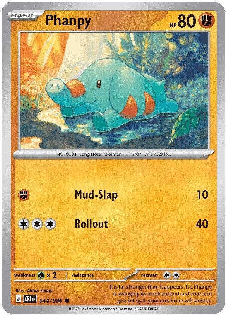 Image for Phanpy (044/086) (CRI) - Pokemon